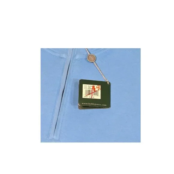 Bobby Jones Performance Clubhouse 1/4 Zip Pullover Men 2XL Newport Blue NWT - Picture 7 of 9